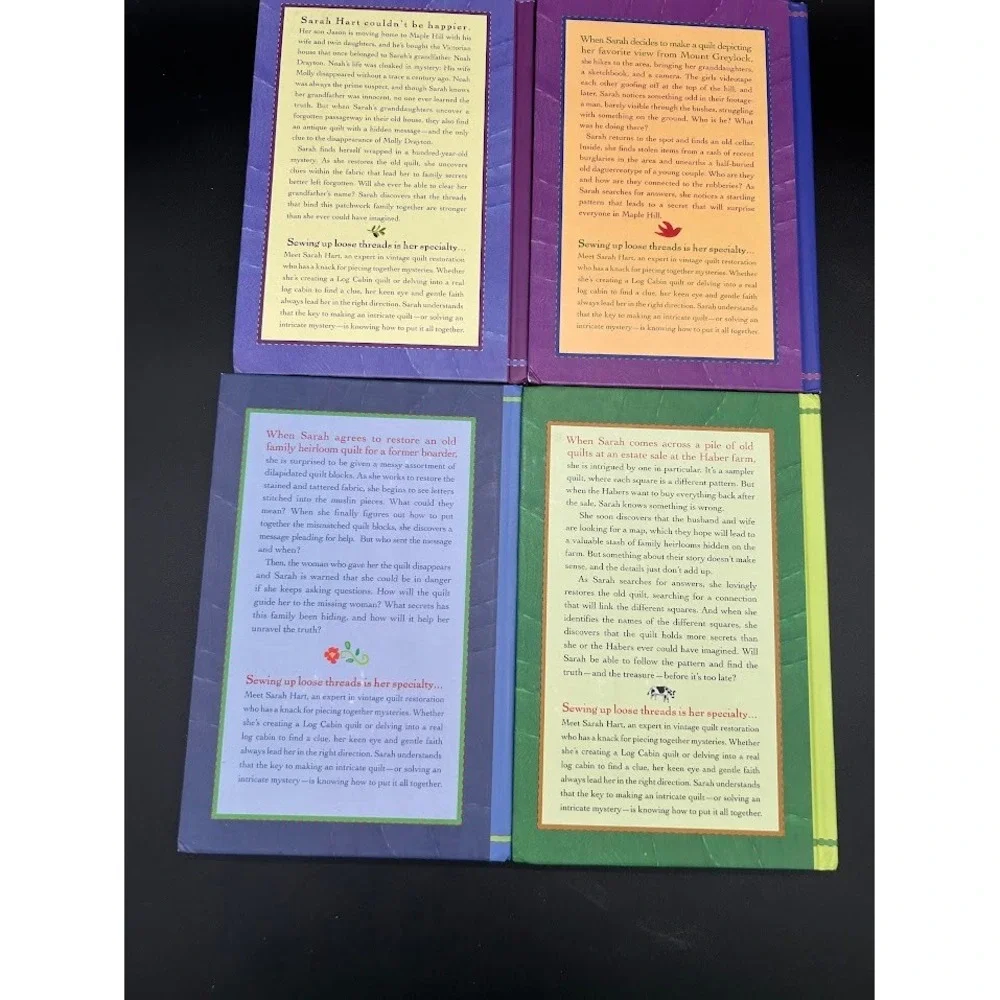 Patchwork Mysteries Book Collection Lot Books 1-4 Hardback‎
